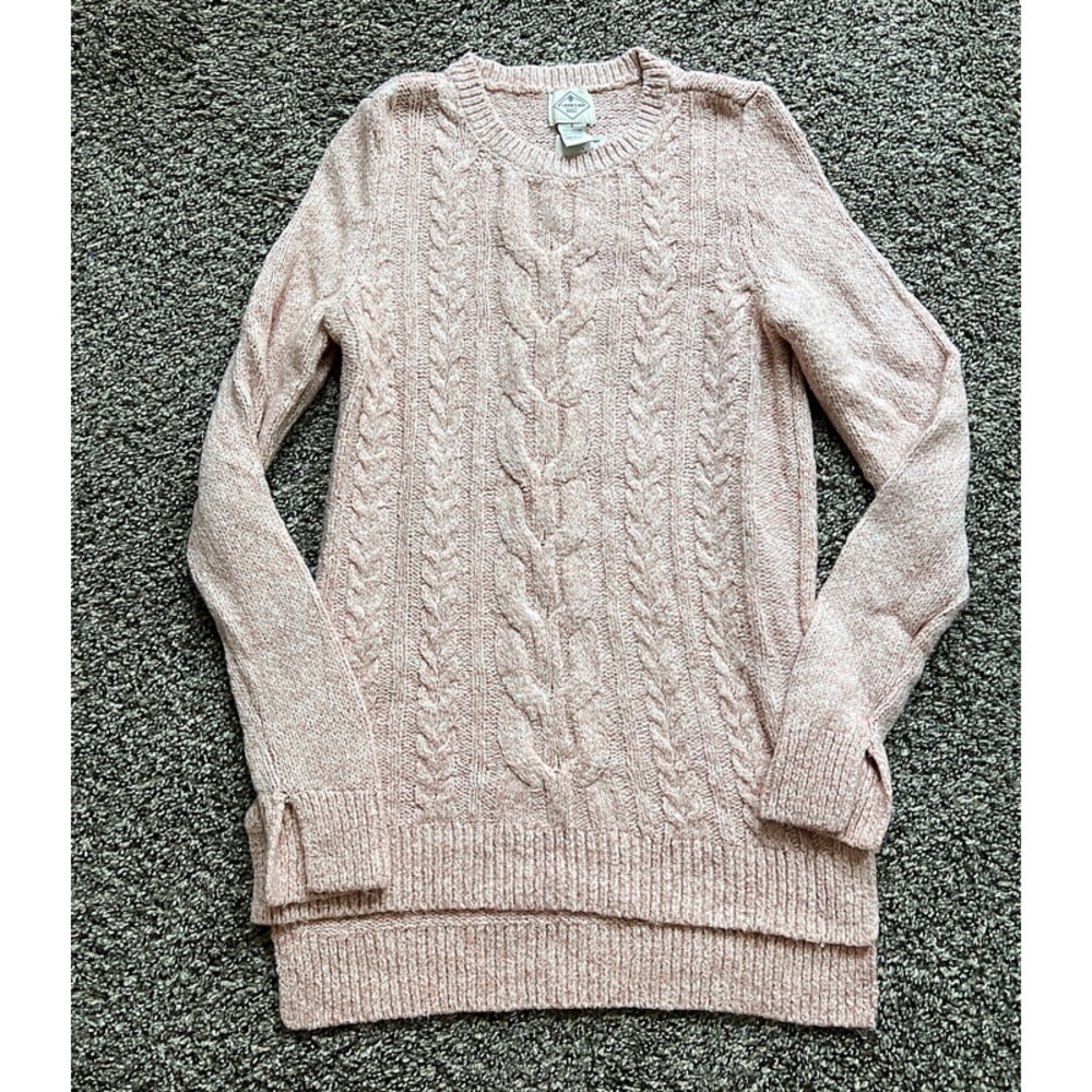 Cable Knit Tunic Sweater